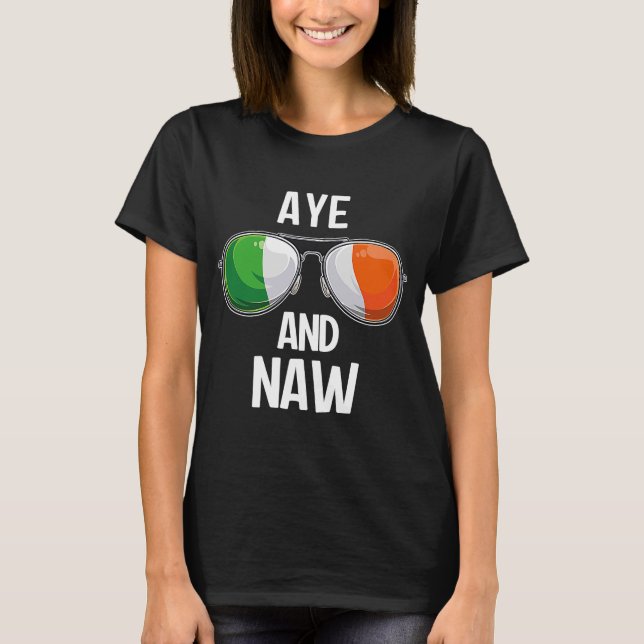 Camiseta Fiesta del Día de San Patricio de Irlanda AYE y NA (Anverso)