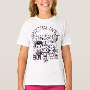 Camiseta Fiesta del Día Nacional de la Familia