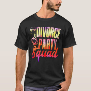 Camiseta Fiesta del divorcio Escuadrón de matrimonio de exe