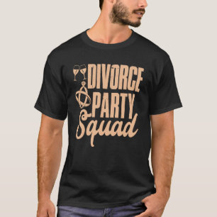 Camiseta Fiesta del divorcio Escuadrón de matrimonio de exe