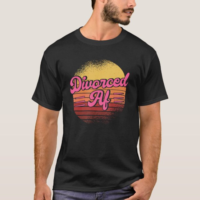 Camiseta Fiesta del Divorcio Feliz AF Divorcio (Anverso)