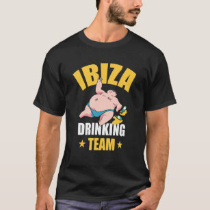 Camiseta Fiesta del equipo de bebidas de Ibiza Vacaciones