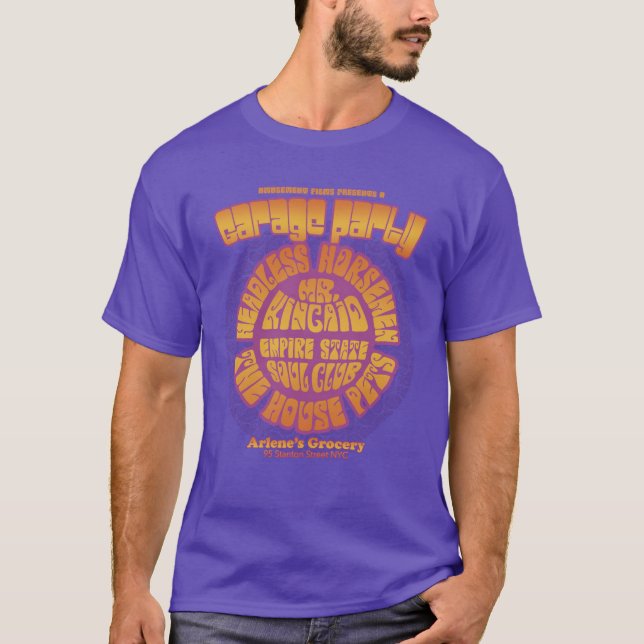 Camiseta Fiesta del garaje - 9 de abril (Anverso)