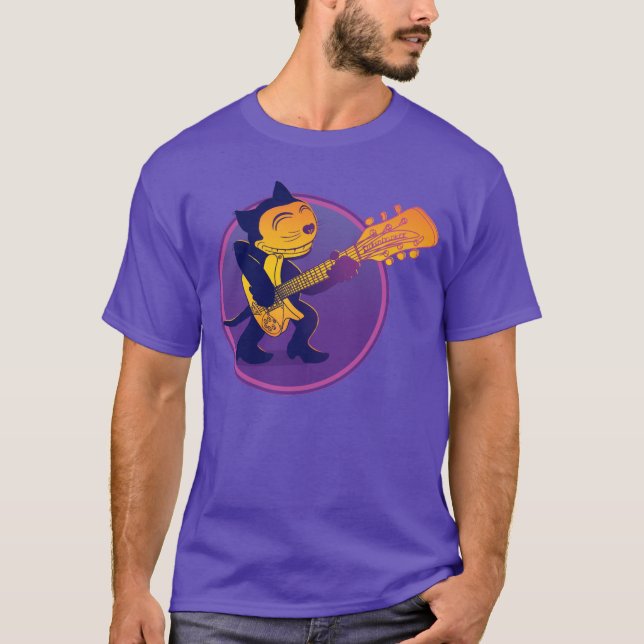 Camiseta Fiesta del garaje - gato de Ricky (Anverso)