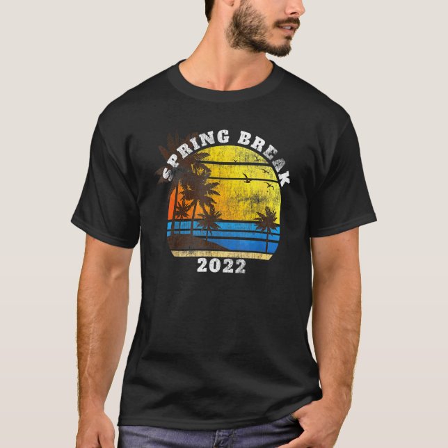 Camiseta Fiesta del grupo de comparación de playa Spring Br (Anverso)