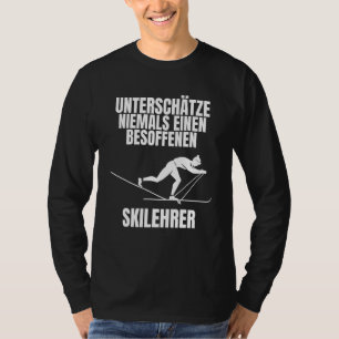 Camiseta Fiesta del instructor de esquí borracho