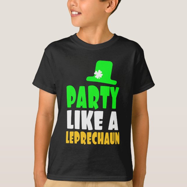 Camiseta Fiesta del Leprechaun de San Patricio (Anverso)