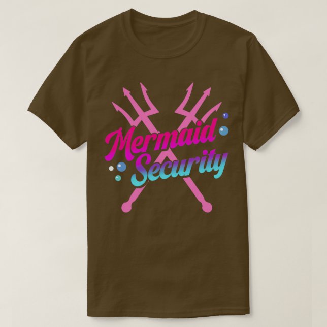 Camiseta Fiesta del Océano de Seguridad de la Sirena para M (Diseño del anverso)