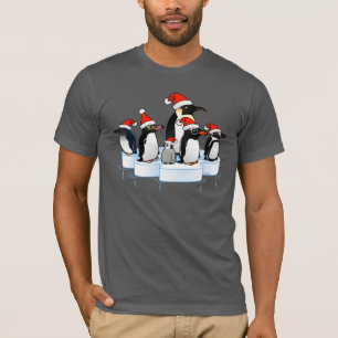 Camiseta Fiesta del pingüino del navidad