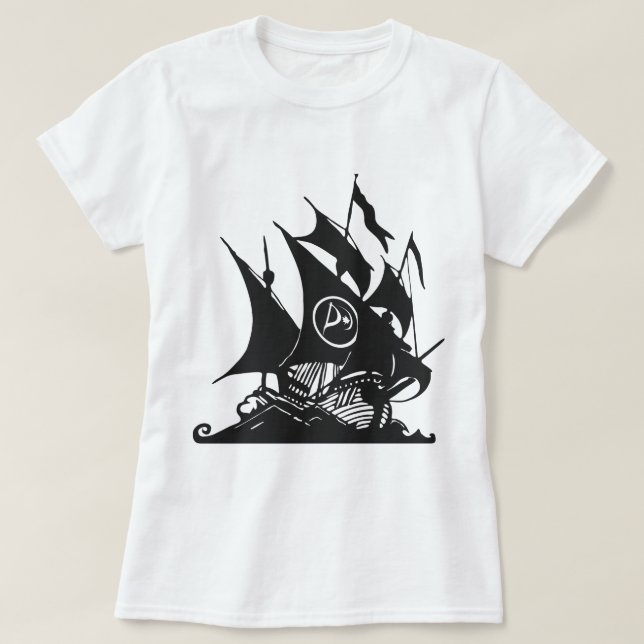 Camiseta Fiesta del pirata de la nave de Canadá (Diseño del anverso)