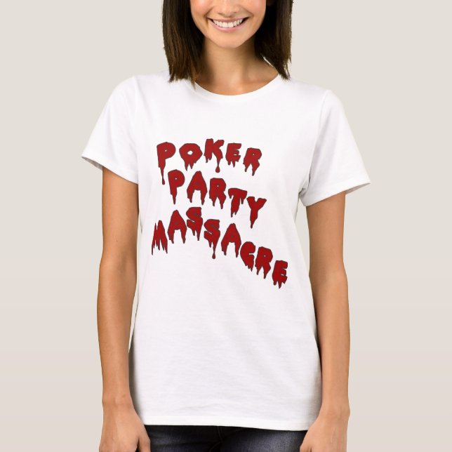 Camiseta Fiesta del póker (Anverso)
