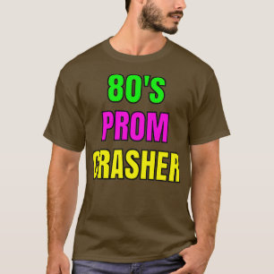 Camiseta fiesta del retroceso de la vorágine de los años 80