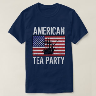 Camiseta Fiesta del té americana