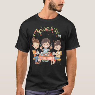 Camiseta Fiesta del té con Friendsee divertido
