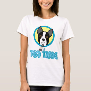 Camiseta Fiesta del té de Boston Terrier