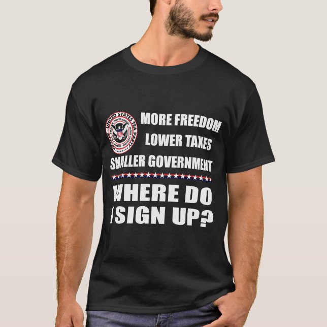 Camiseta Fiesta del té de Estados Unidos (Anverso)