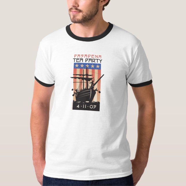 Camiseta Fiesta del té de Pasadena (Anverso)