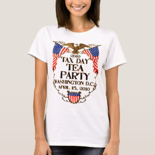 Camiseta Fiesta del té del día de 2010 impuestos