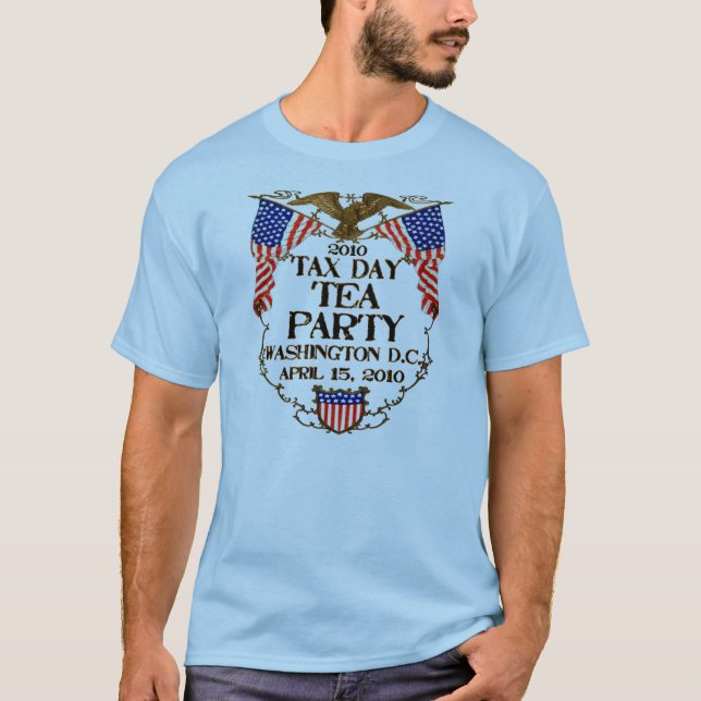 Camiseta Fiesta del té del día de 2010 impuestos (Anverso)