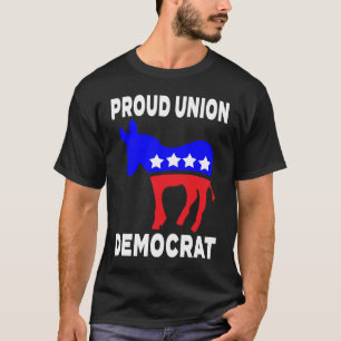 Camiseta Fiesta demócrata Donkey Miembro Orgulloso De La Un