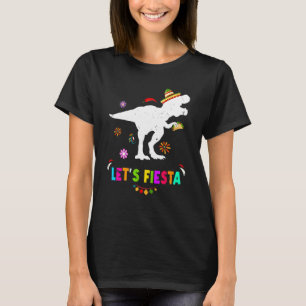 Camiseta Fiesta dinosaurio cinco de mayo mexicano pa