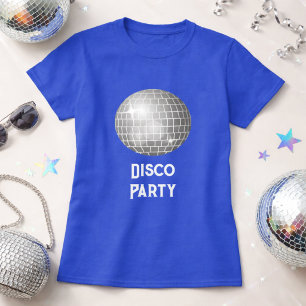 Camiseta Fiesta Disco Bola de Disco Divertida