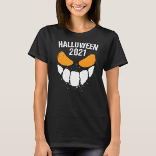 Camiseta Fiesta Disfraz de disfraz de horror espeluznante H