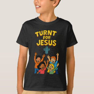 Camiseta Fiesta Divertida de Fe Cristiana Alabanza para Jes