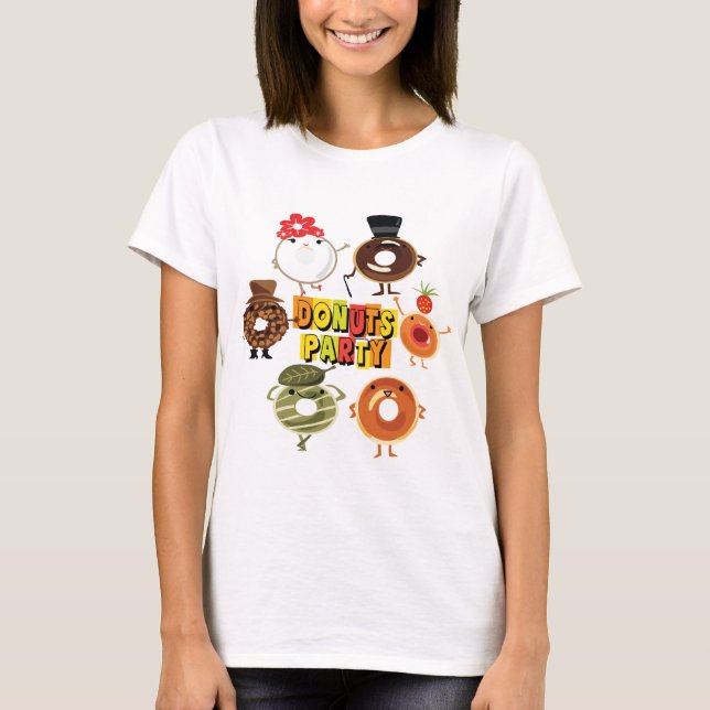 Camiseta Fiesta Donuts (Anverso)