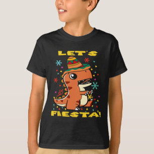 Camiseta Fiesta el dinosaurio mexicano Cinco de Mayo Toddle