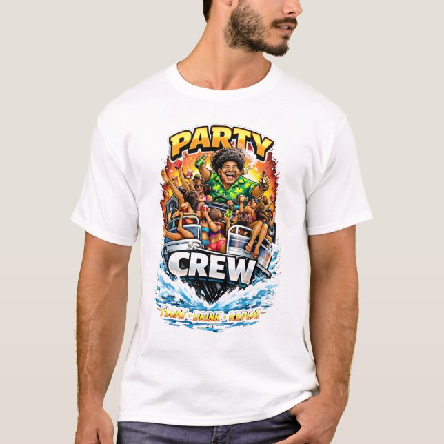 Camiseta Fiesta En El Agua (Anverso)