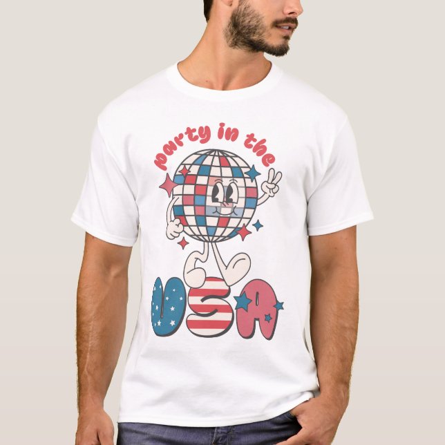 Camiseta Fiesta En Estados Unidos (Anverso)