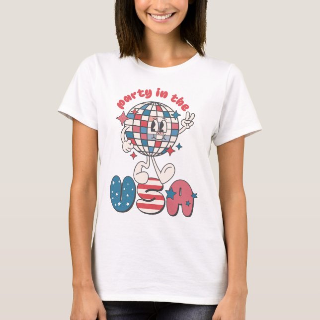 Camiseta Fiesta En Estados Unidos (Anverso)