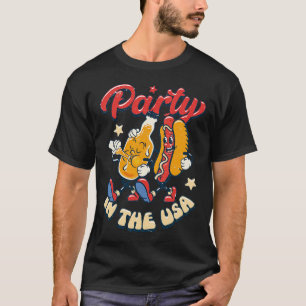 Camiseta Fiesta En Estados Unidos 4 De Julio Día De La Inde