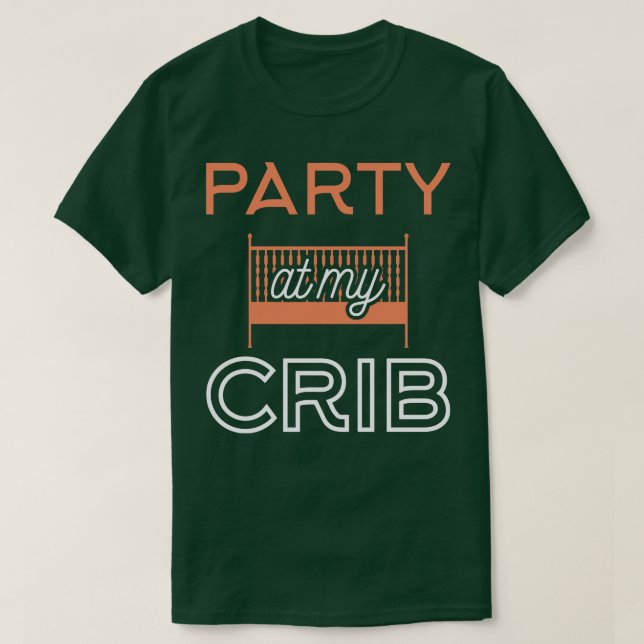 Camiseta Fiesta en mi cuna 1 (Diseño del anverso)
