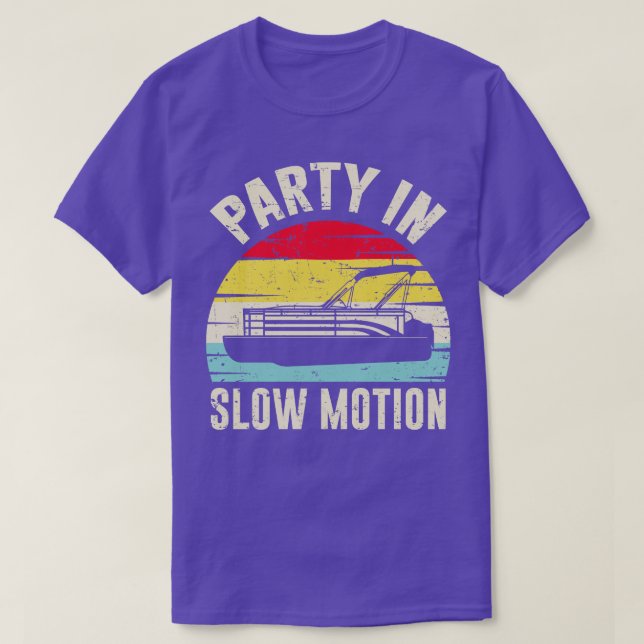 Camiseta Fiesta En Movimiento Lento Lago De Verano De Vacac (Diseño del anverso)