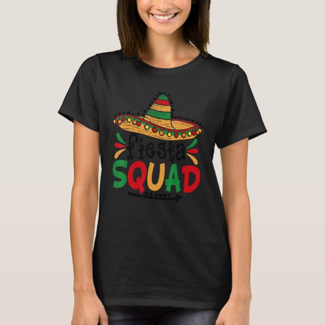 Camiseta Fiesta Escuadrón Cinco De Mayo 5 De Mayo México 1 (Anverso)