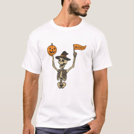 Camiseta Fiesta espeluznante de esqueletos