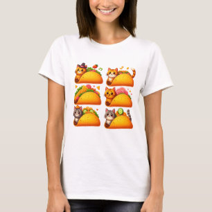 Camiseta Fiesta felina en un taco