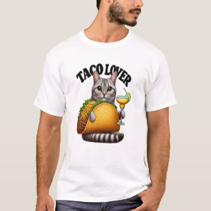Camiseta Fiesta felina: gato taco