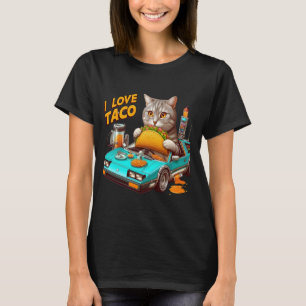 Camiseta Fiesta felina que amo el taco