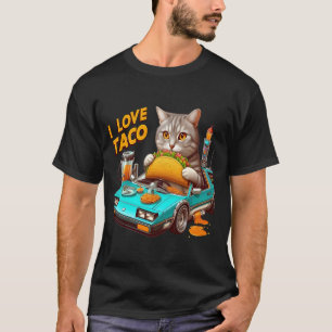 Camiseta Fiesta felina que amo el taco