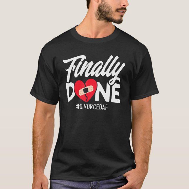 Camiseta Fiesta Feliz Divorcio por fin Divorciado 1 (Anverso)