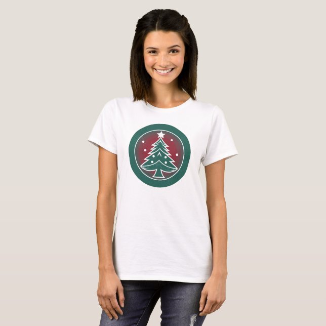 Camiseta Fiesta festiva: Un destello de Navidades (Anverso completo)