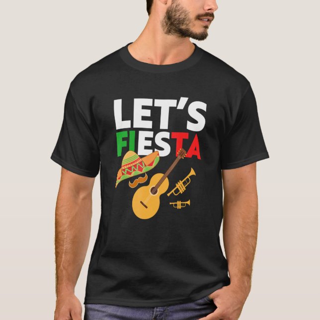 Camiseta Fiesta Fiesta Cinco De Mayo (Anverso)