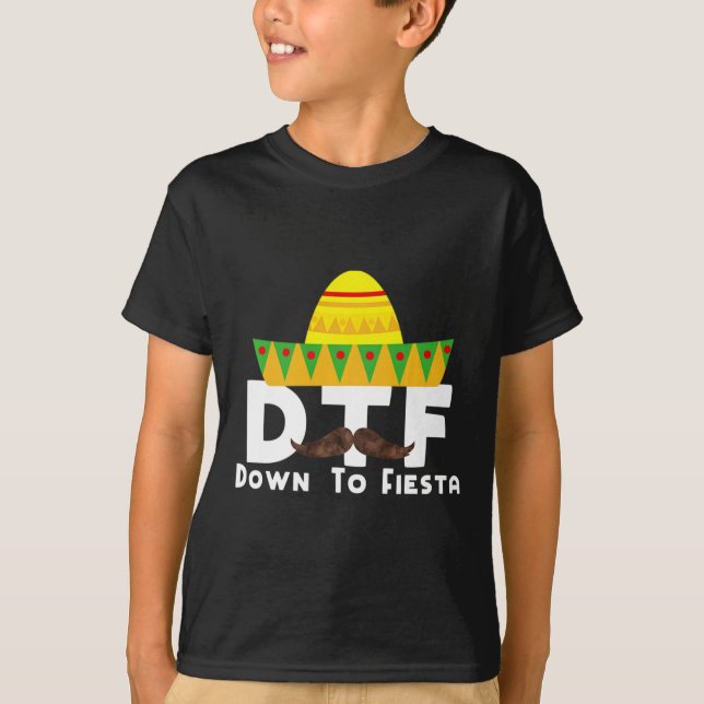 Camiseta Fiesta - Fiesta De Vestido Cinco De Mayo (Anverso)