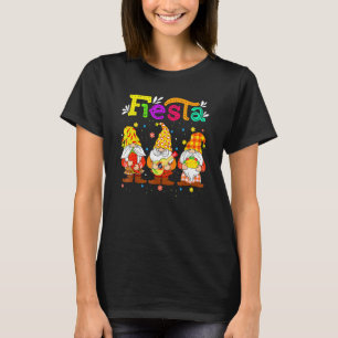 Camiseta Fiesta Fiesta Gnomes Mexicanos Feliz Cinco De Mayo