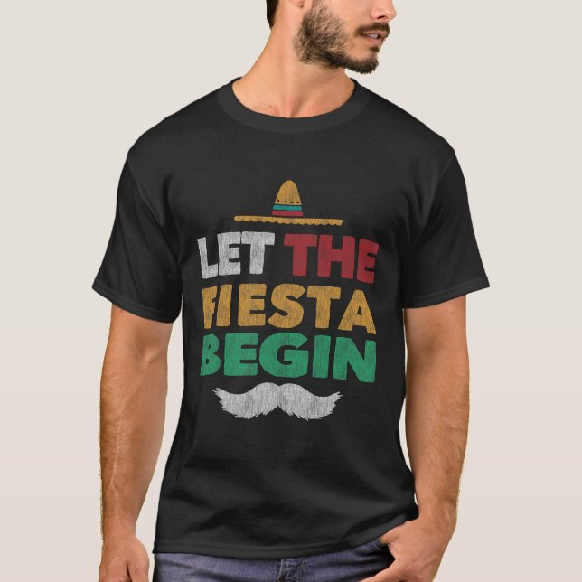 Camiseta Fiesta Fiesta mexicana Funny Cinco De Mayo (Anverso)