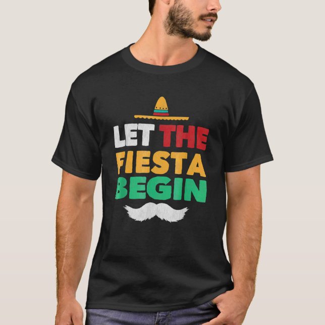 Camiseta Fiesta Fiesta mexicana Tee Cinco De Mayo (Anverso)