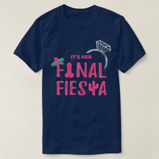 Camiseta Fiesta final de mujeres novia grupo despedida de s (Diseño del anverso)